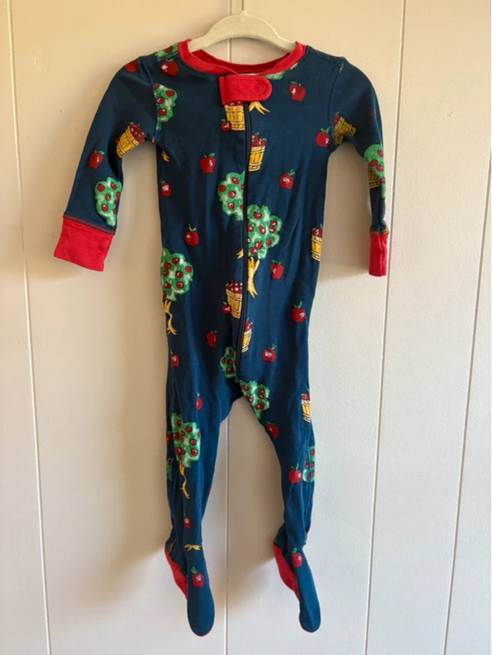 The Beaufort Bonnet Co Johnny Appleseed Sleeper 6/12M